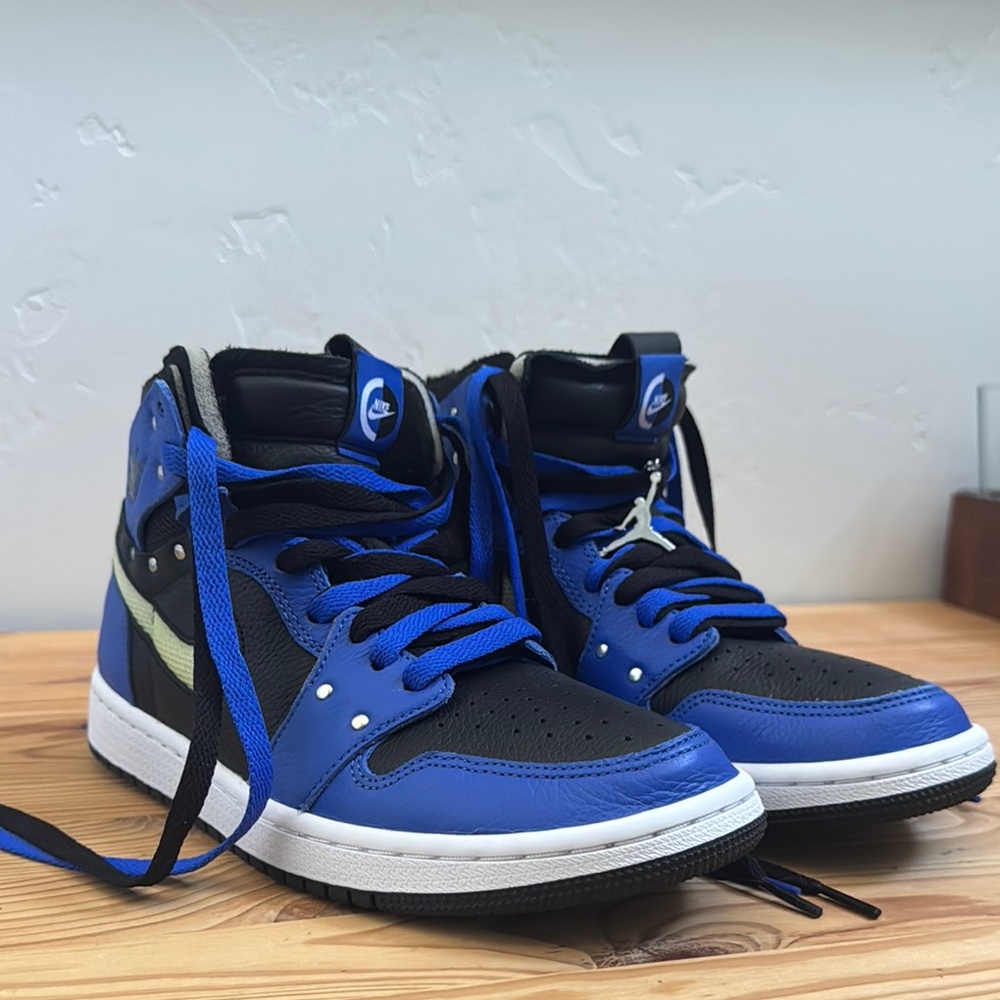 Nike Air Jordan High-Top Sneakers - Black and Blue